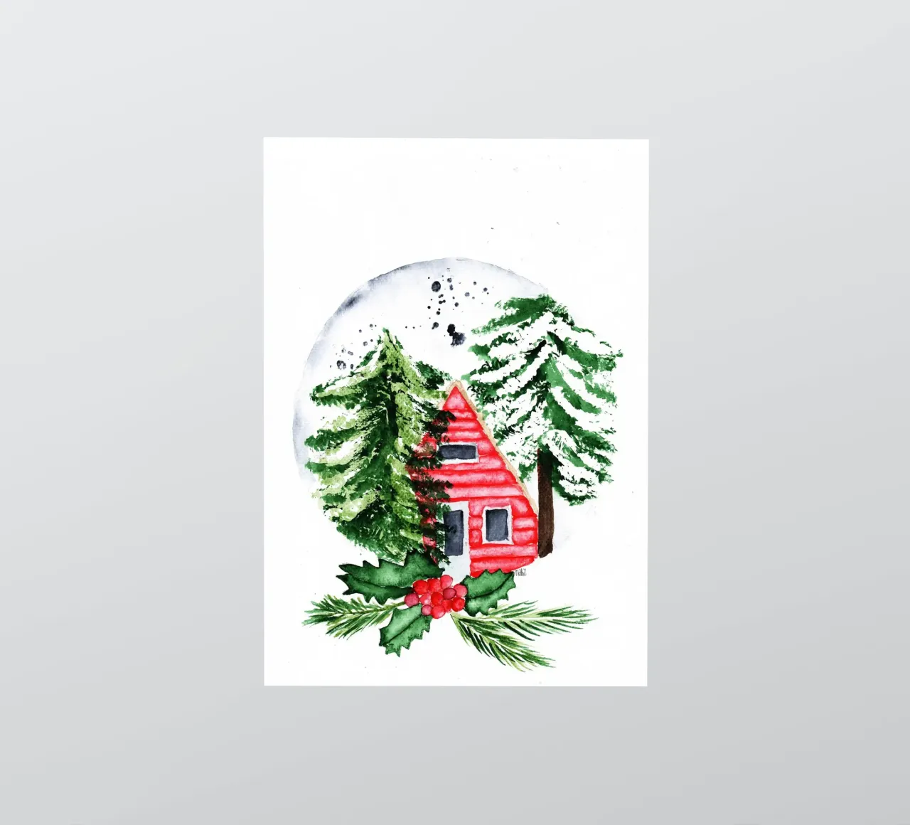 magisches kleines Haus Sticker von Nathys_illustration
