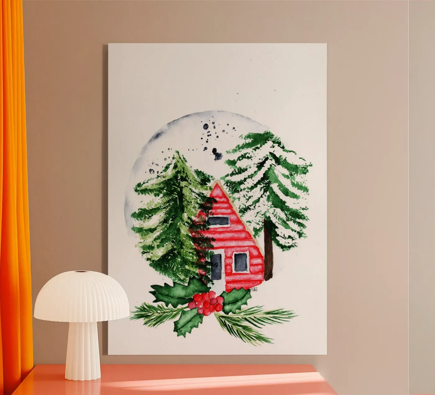 magisch klein huis acryl van Nathys_illustration