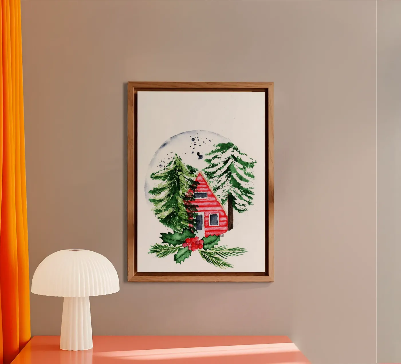 magic tiny house Alu-Dibond von Nathys_illustration