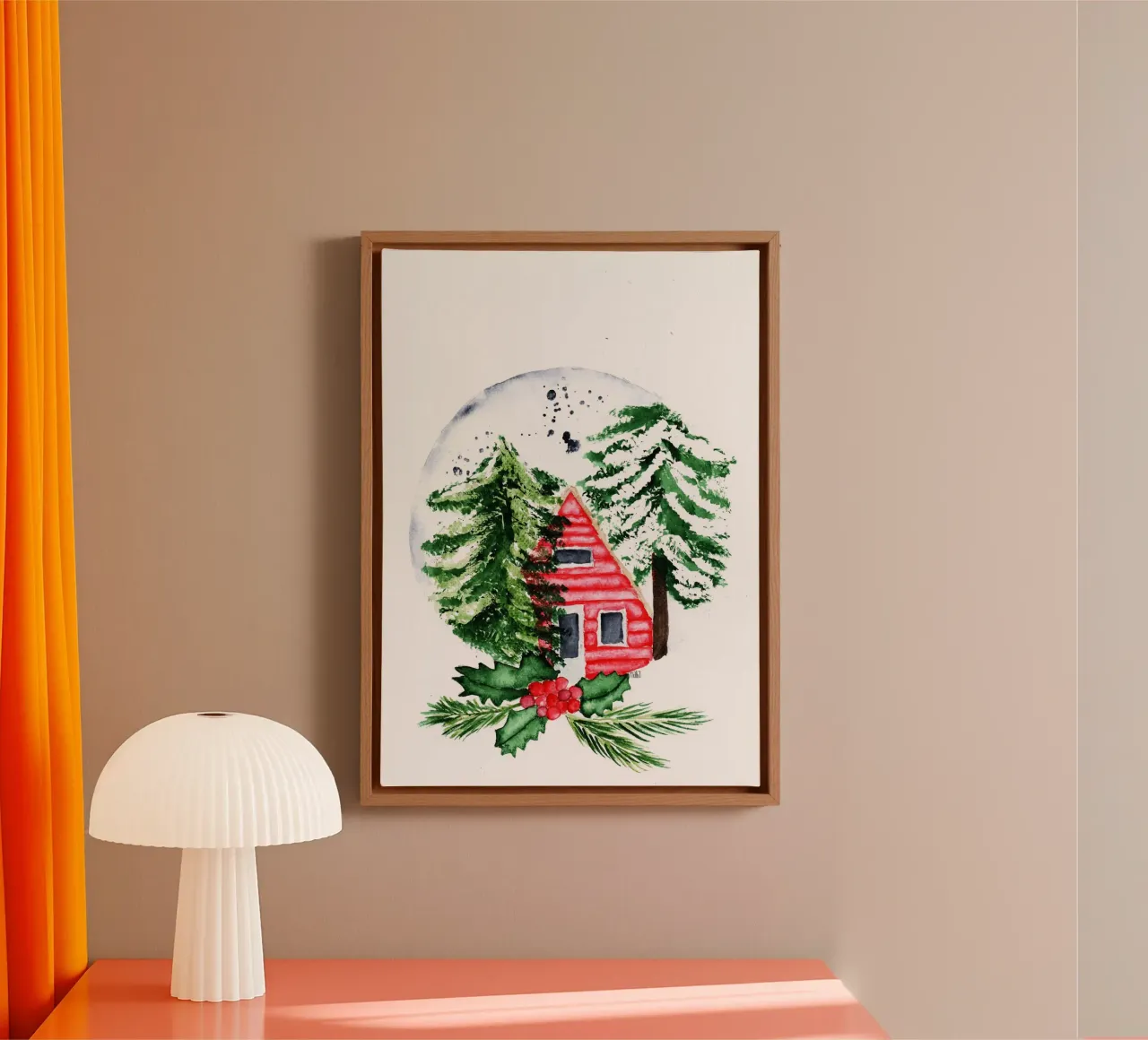 magic tiny house canvas with Floater frame by Nathys_illustration