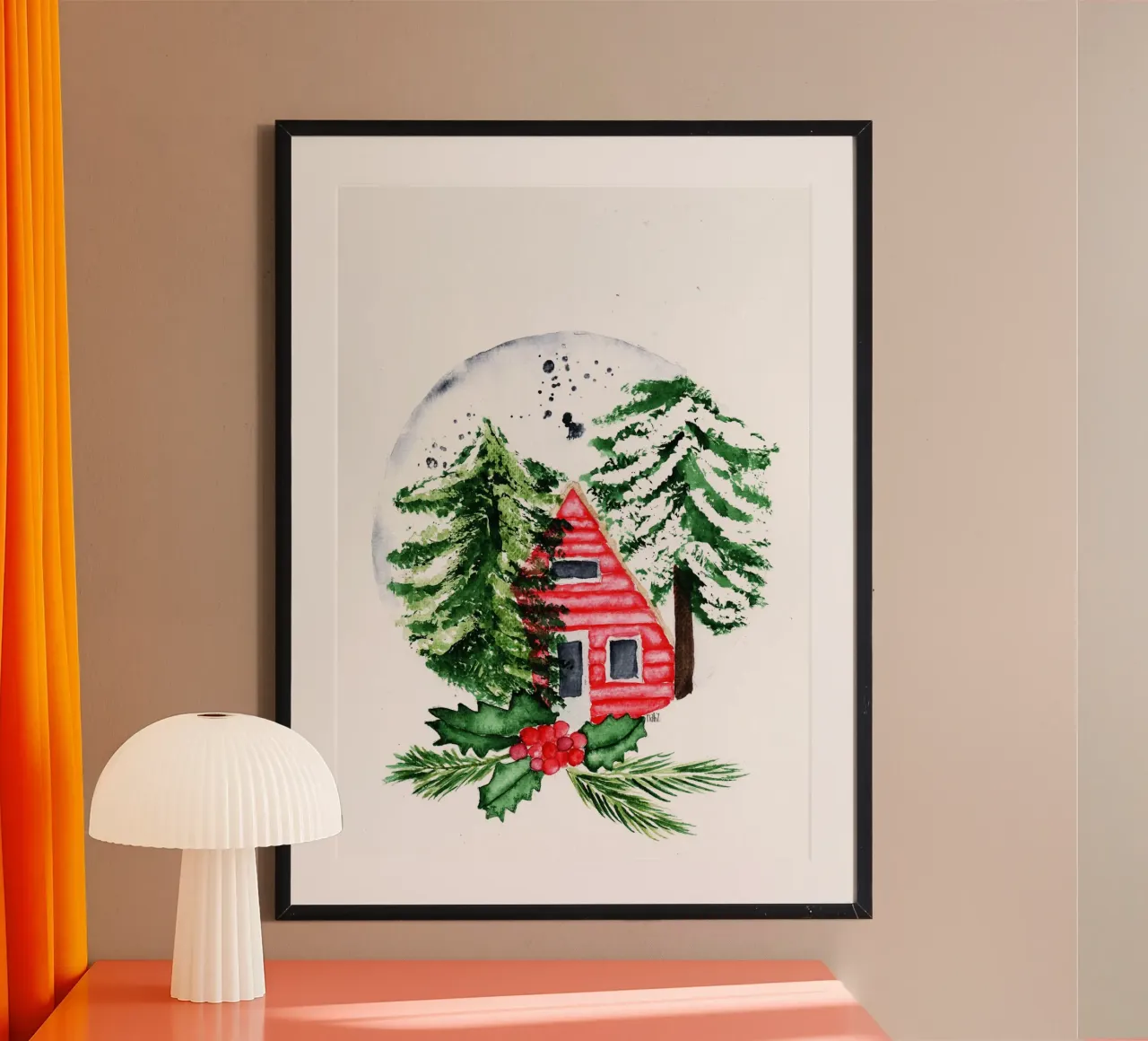 magic tiny house poster by Nathys_illustration
