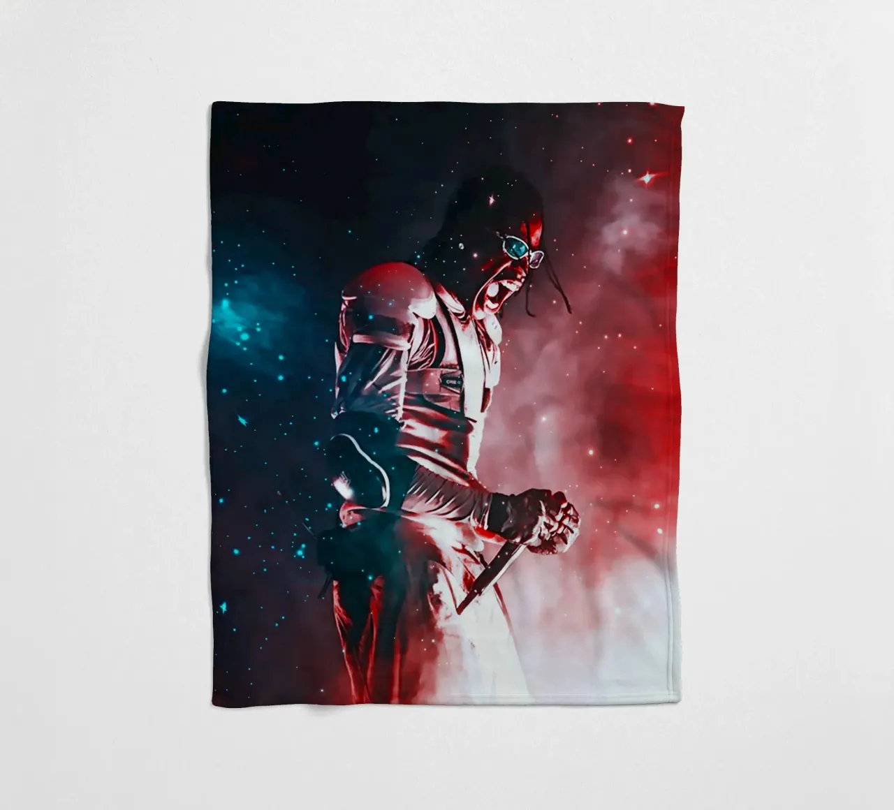 Travis Scott 5 coperta in pile da music soul
