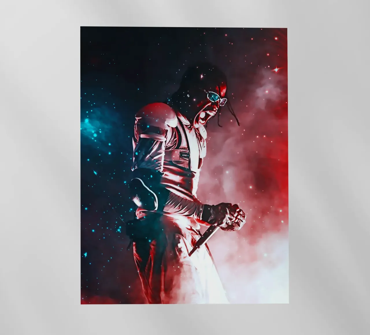 Travis Scott 5 pellicola backlit da music soul