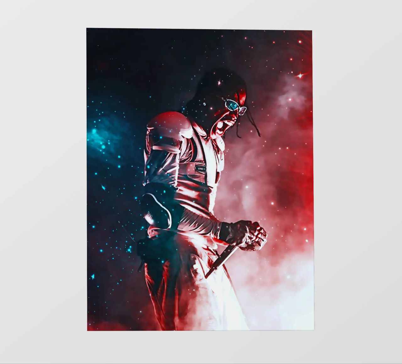 Travis Scott 5 pellicola backlit da music soul