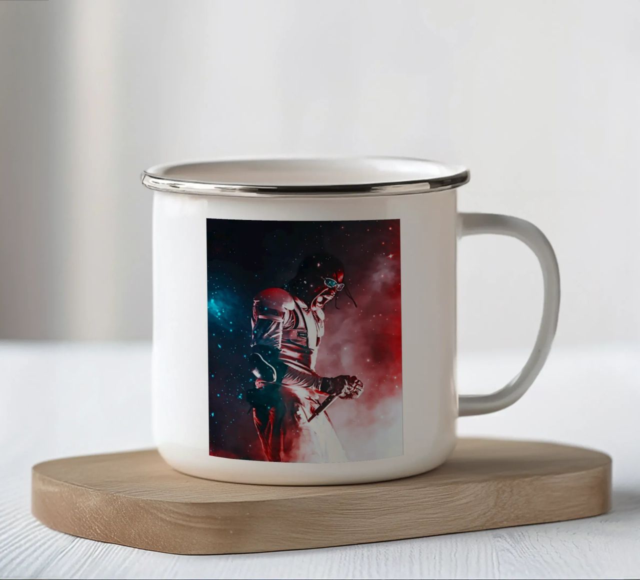 Travis Scott 5 tazza in smalto da music soul