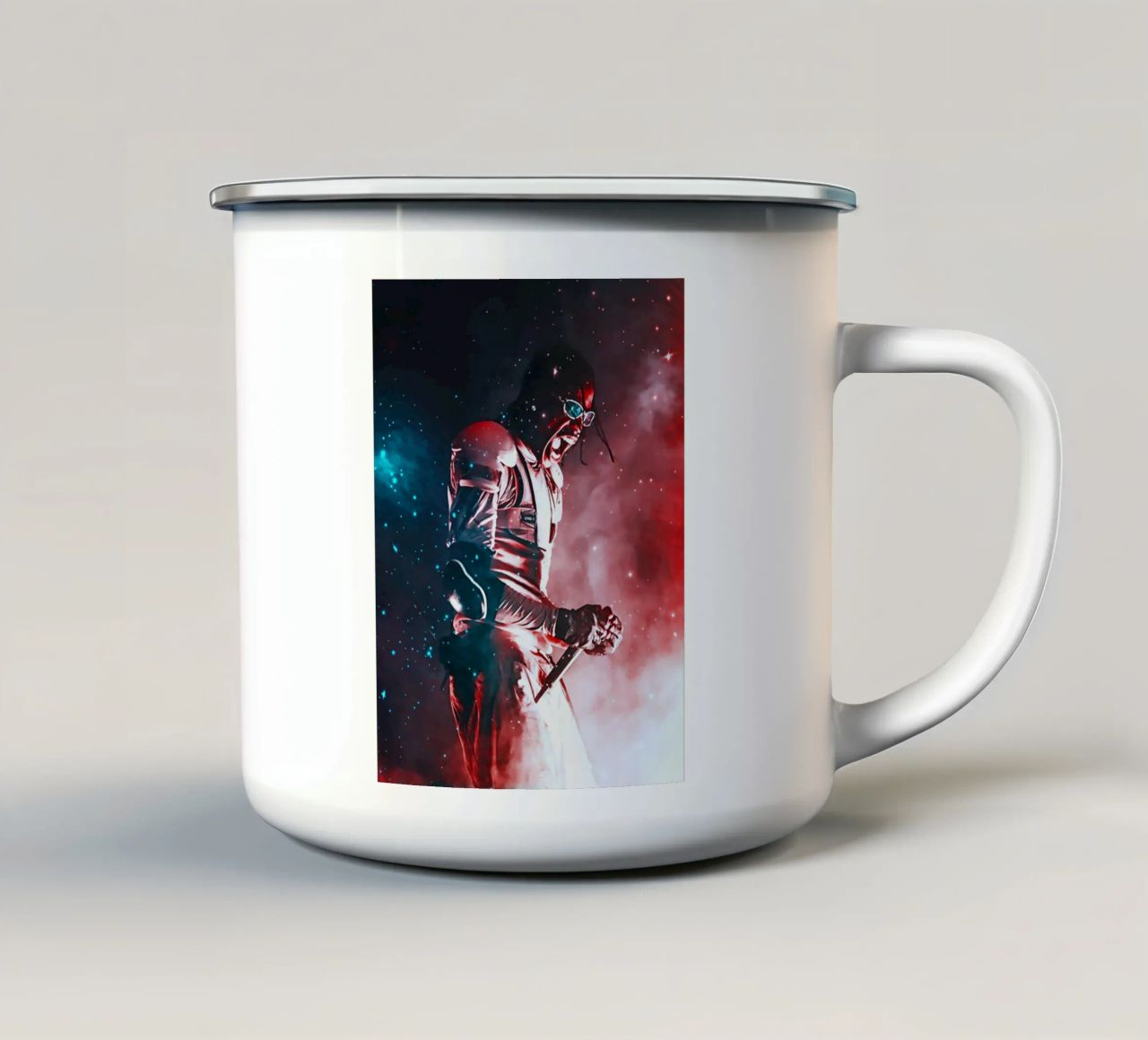 Travis Scott 5 tazza in smalto da music soul