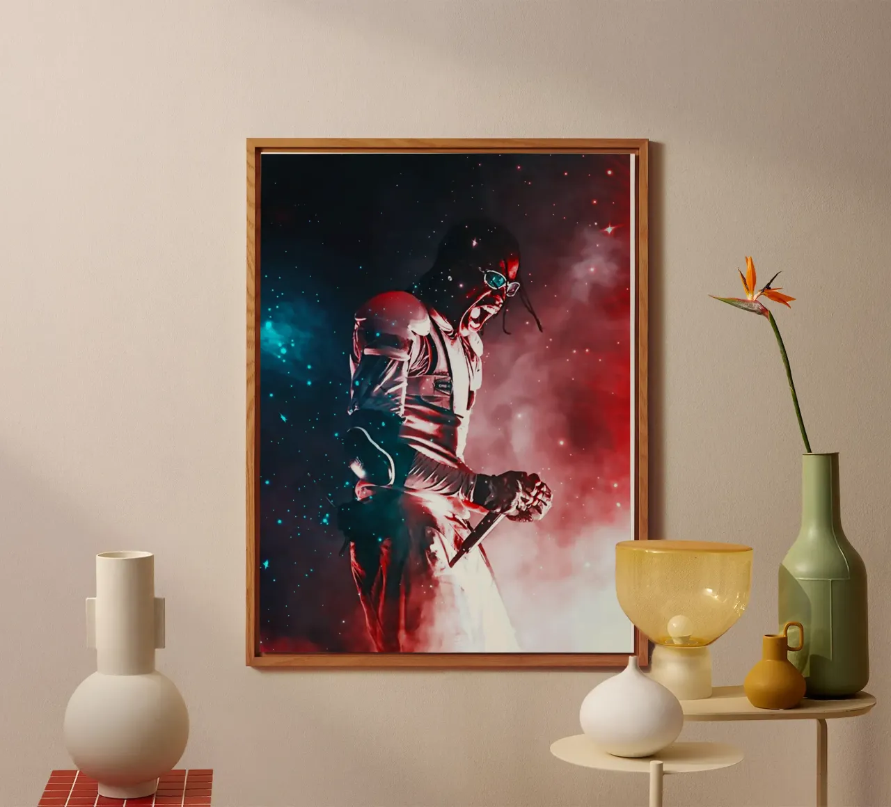 Travis Scott 5 alluminio dibond da music soul