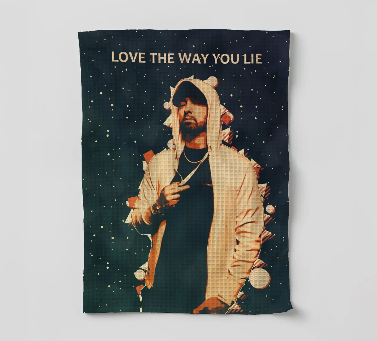 Love The Way You Lie eminem Kunst Geschirrtuch von music soul