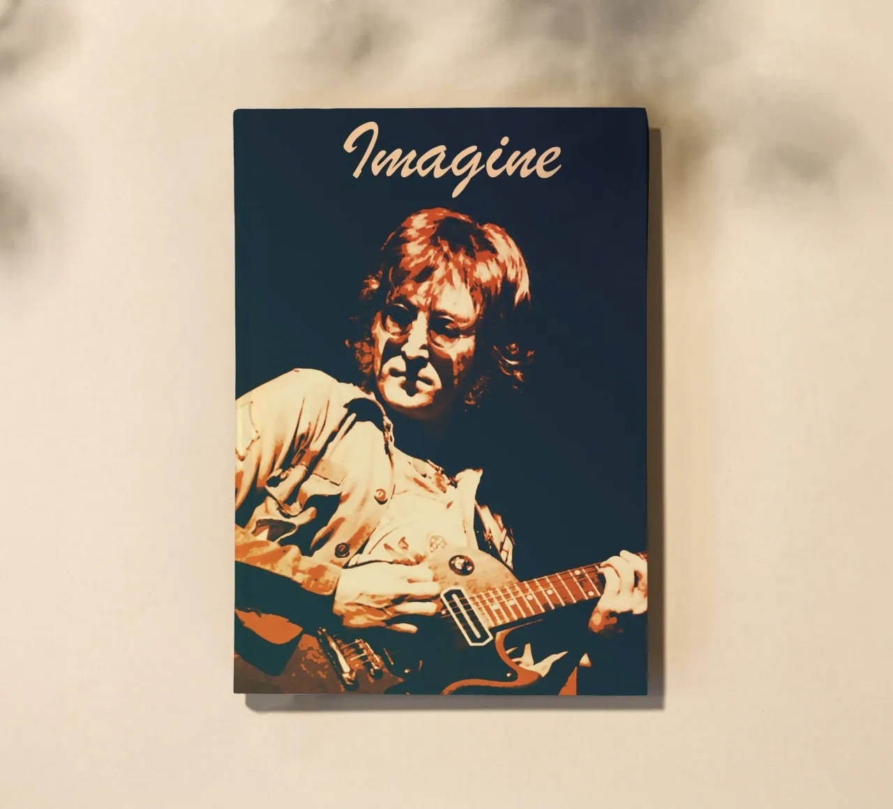 Imagine By John Lennon 2 Art notebook by music soul