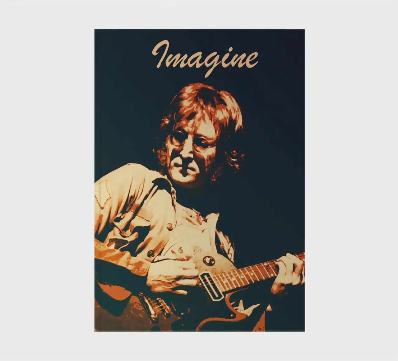 Imagine By John Lennon 2 Art notebook by music soul