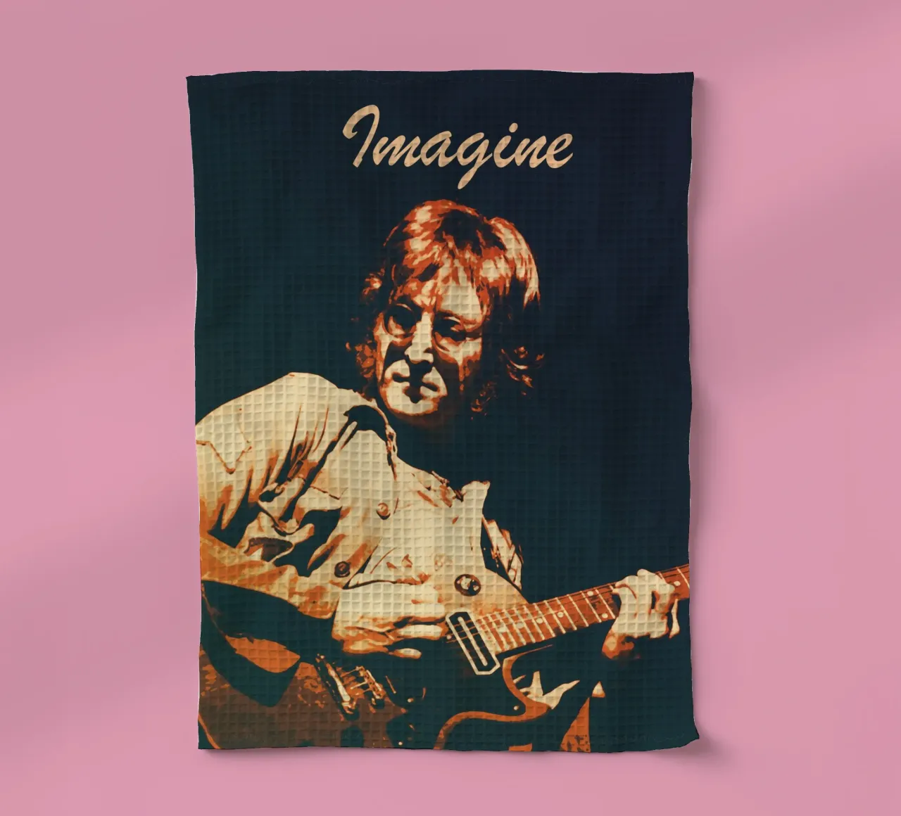 Imagine von John Lennon 2 Kunst Geschirrtuch von music soul