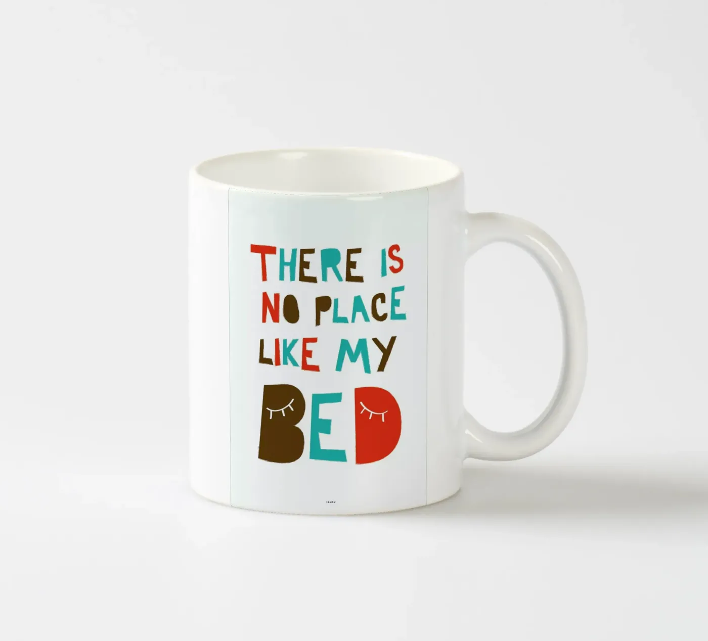 My Bed ceramic mug by Iglou
