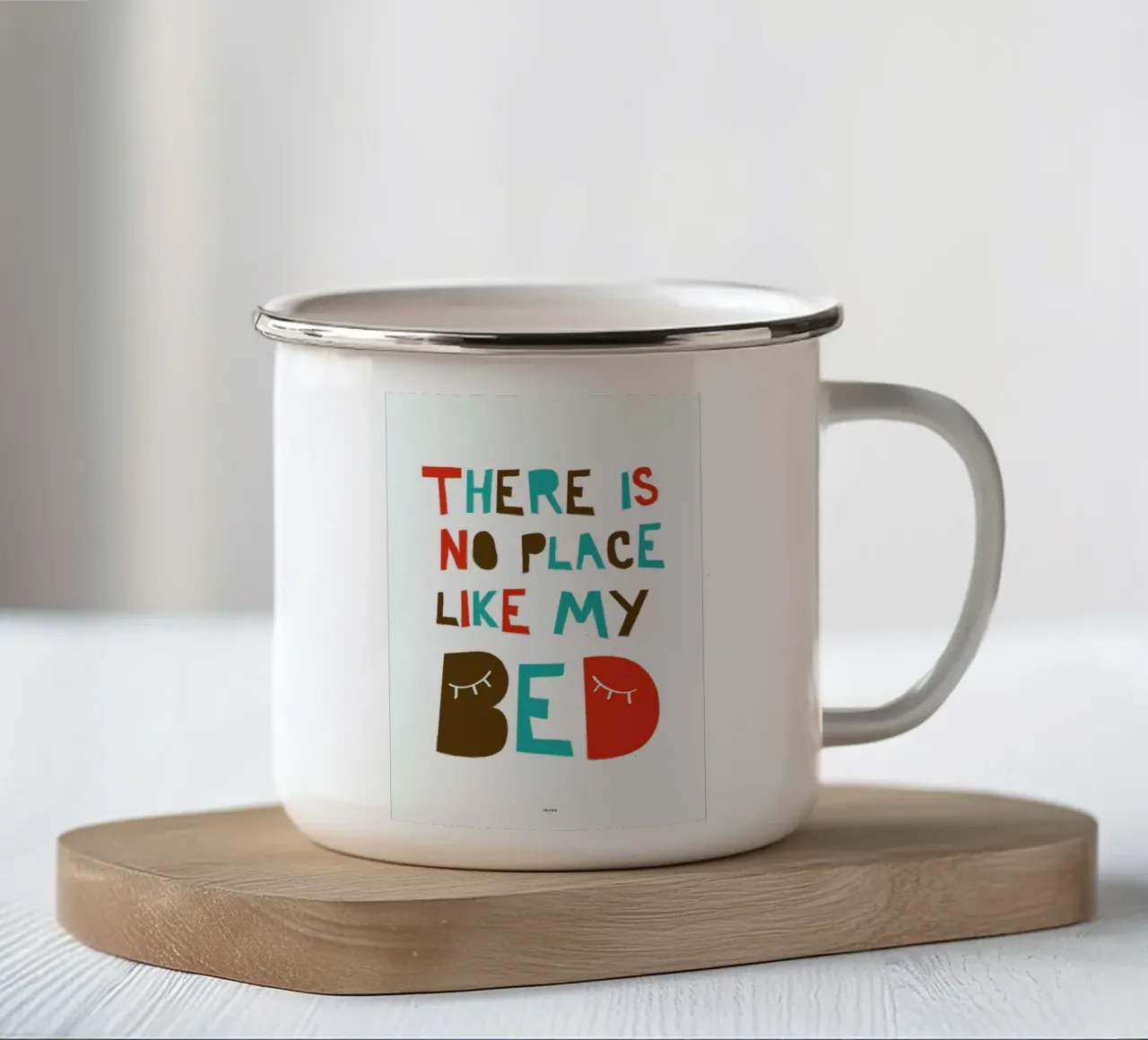 My Bed tazza in smalto da Iglou