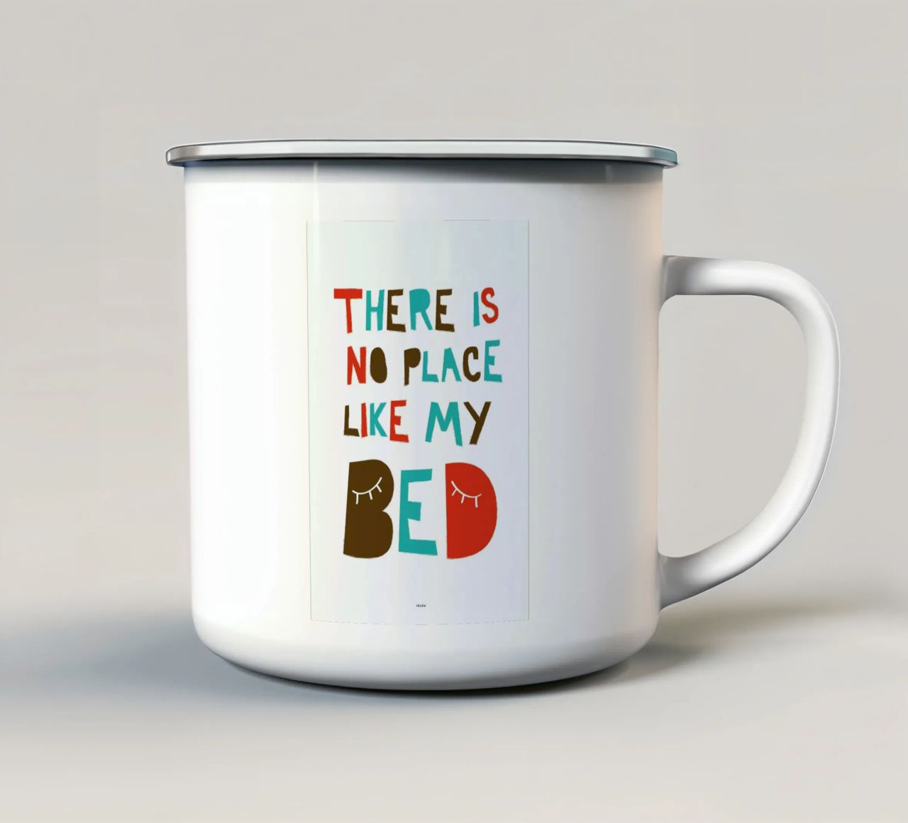 My Bed tazza in smalto da Iglou