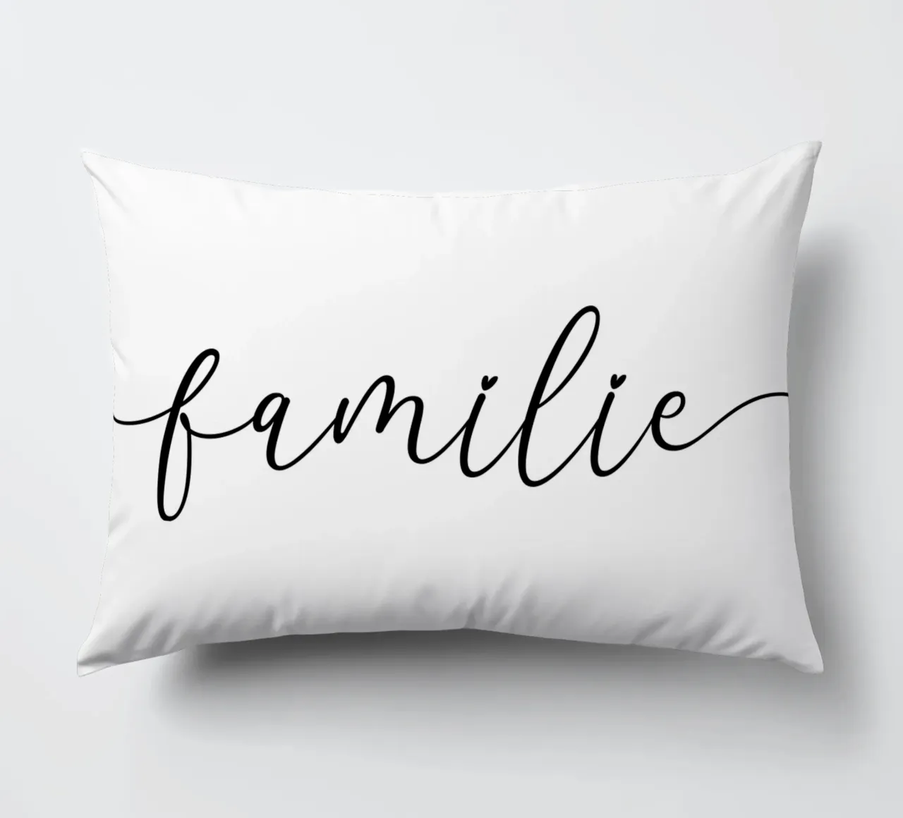 Familie Typografie mit Namen kussen van WORTSPIEL