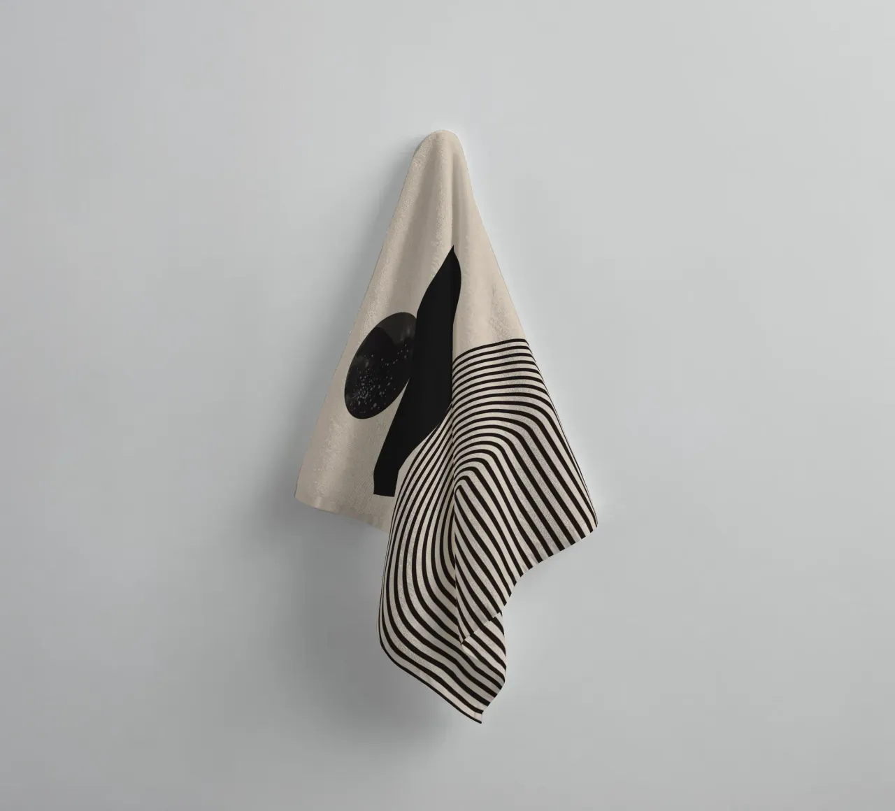 Abstract Geometric Celestial Design towel by Melloi Art Print