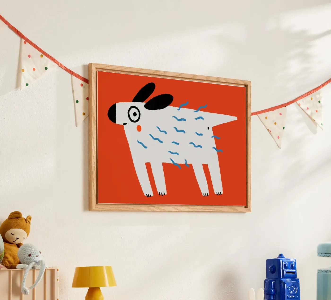 Windhund acryl van bueronoull