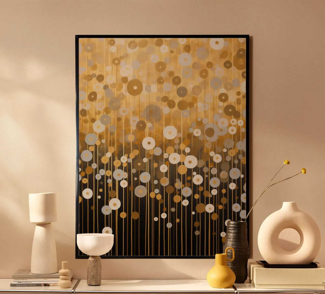 Goldene Wiese in der Nähe von Klimt Poster von Autofocus