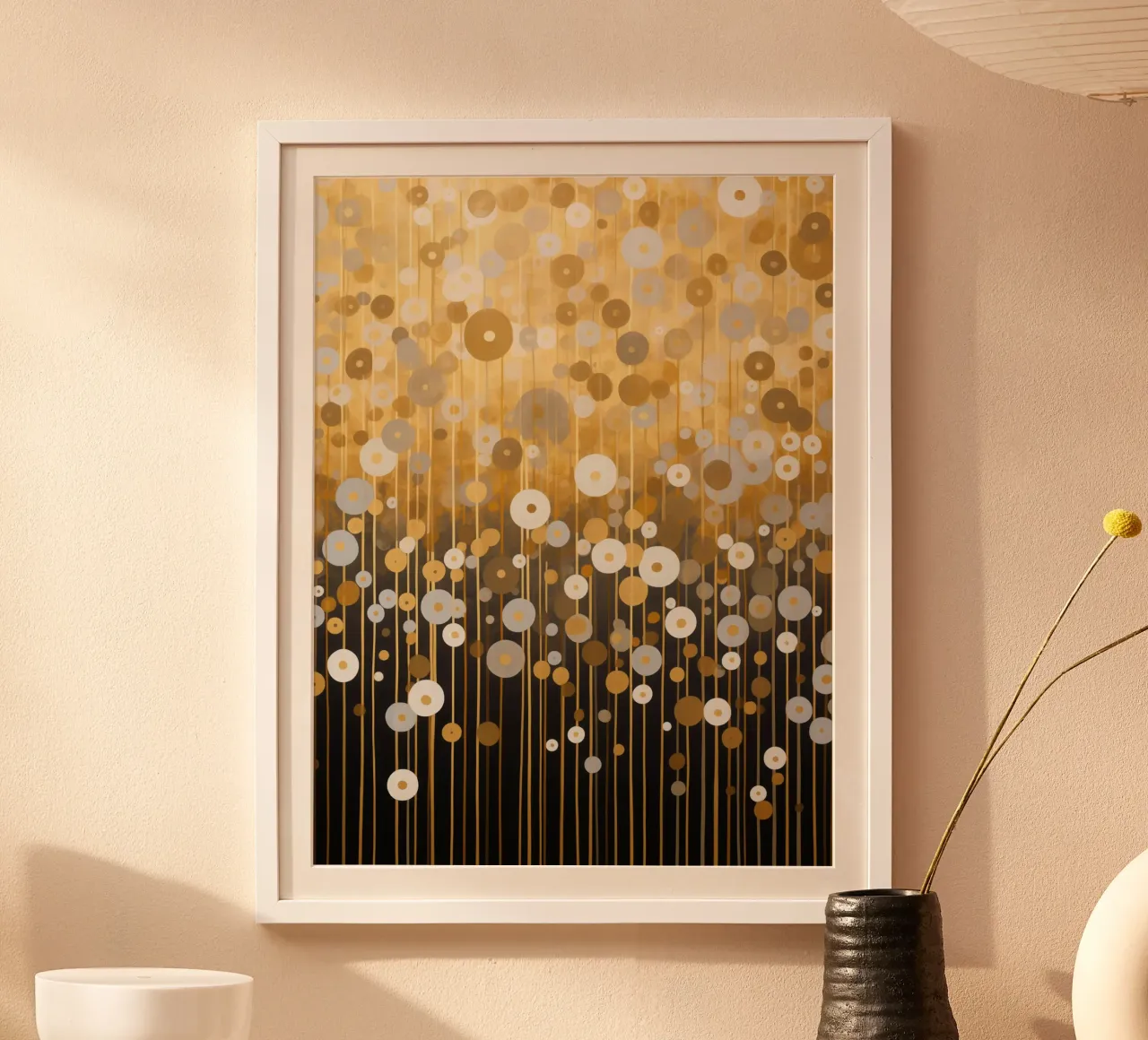 Goldene Wiese in der Nähe von Klimt Poster von Autofocus