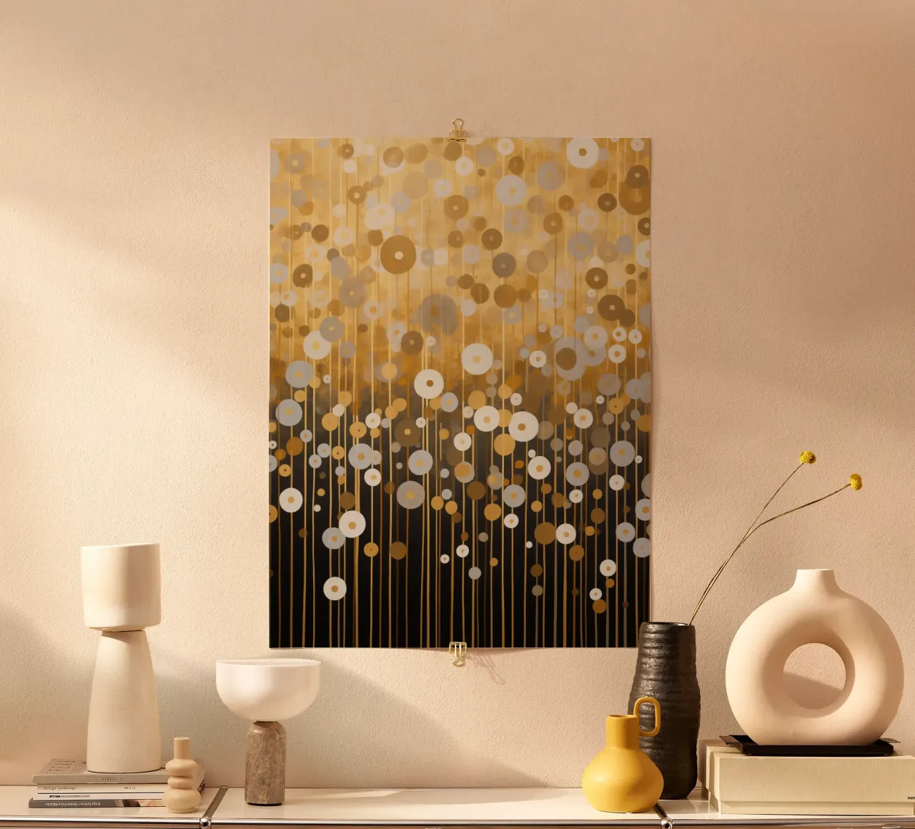 Goldene Wiese in der Nähe von Klimt Poster von Autofocus
