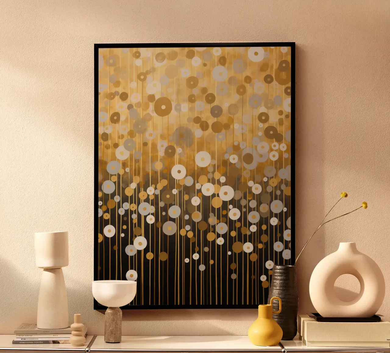 Goldene Wiese in der Nähe von Klimt Poster von Autofocus