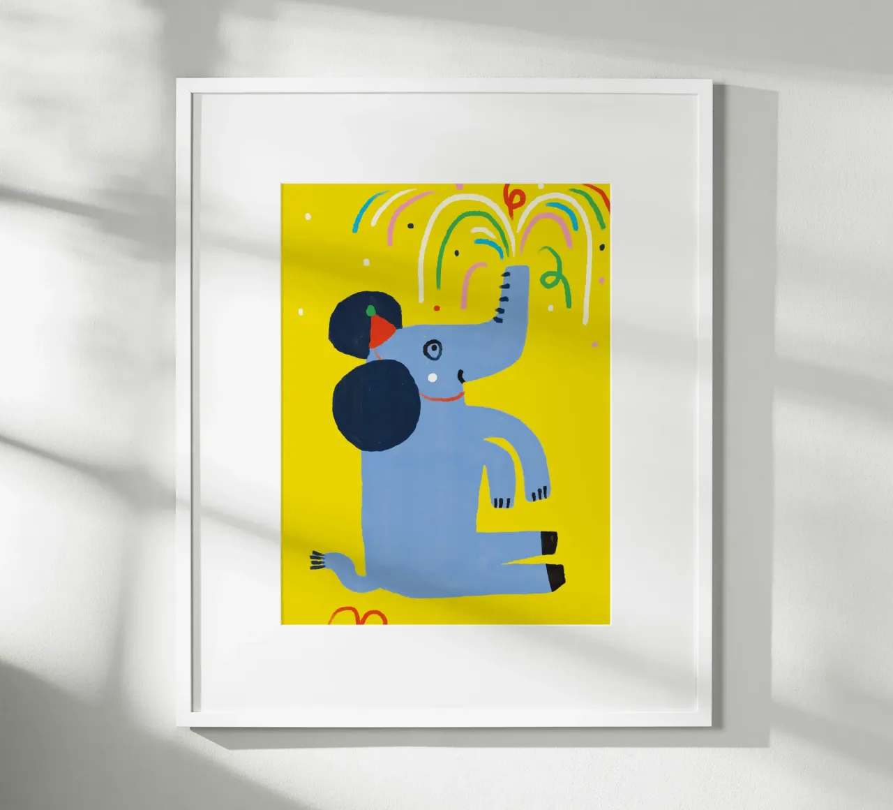 Festa con un elefante poster da bueronoull