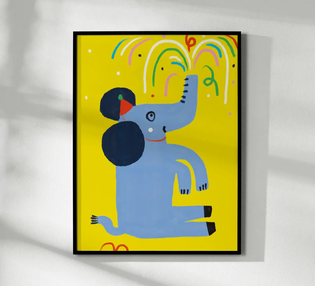 Festa con un elefante poster da bueronoull