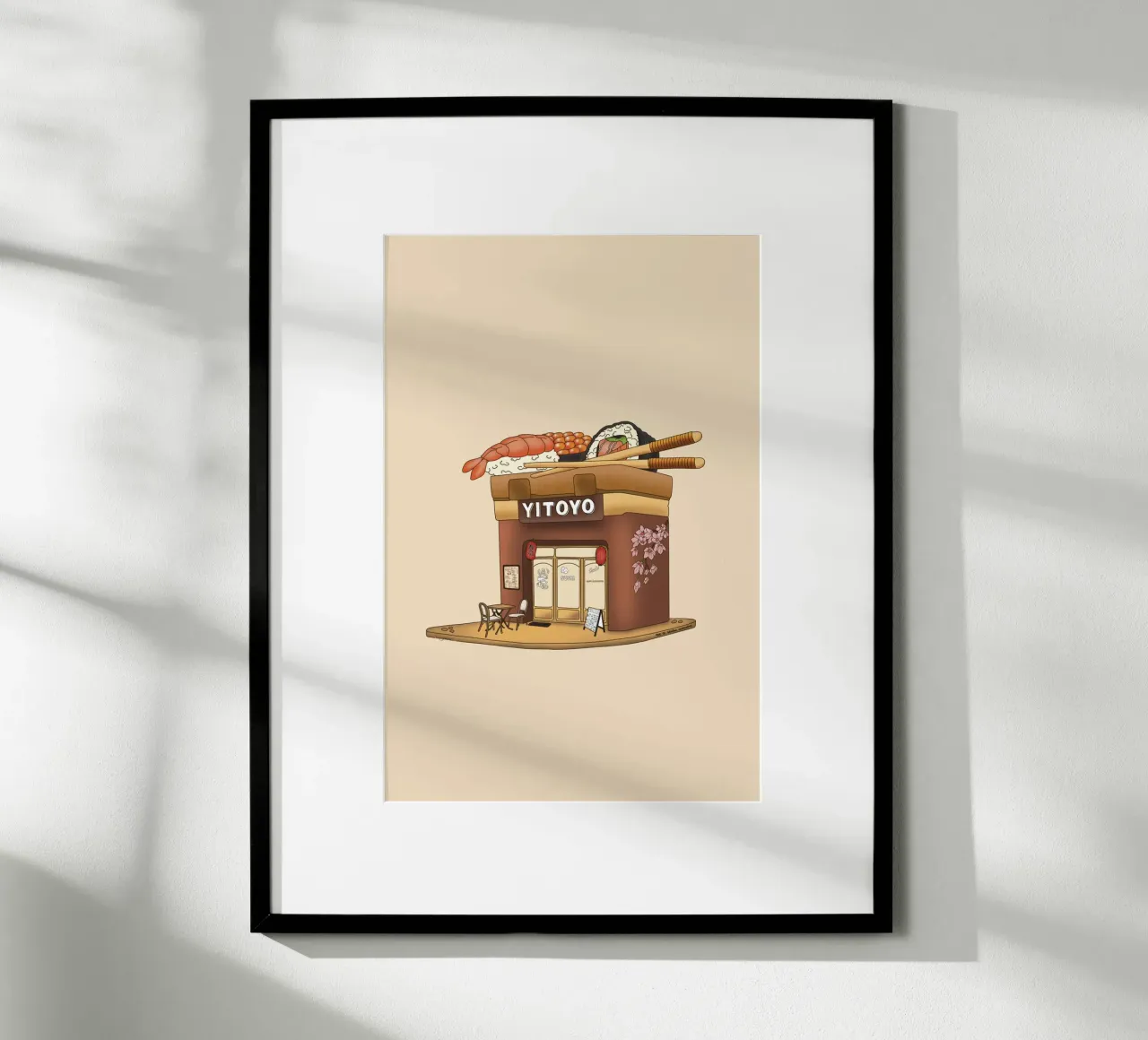 Yitoyo poster con telaio in plastica da StudioNaïa