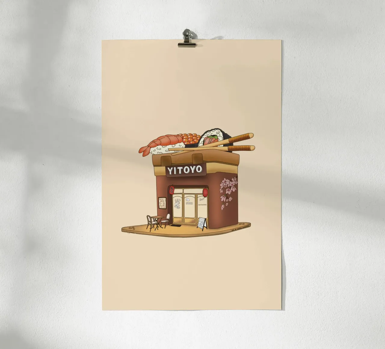 Yitoyo poster con telaio in plastica da StudioNaïa
