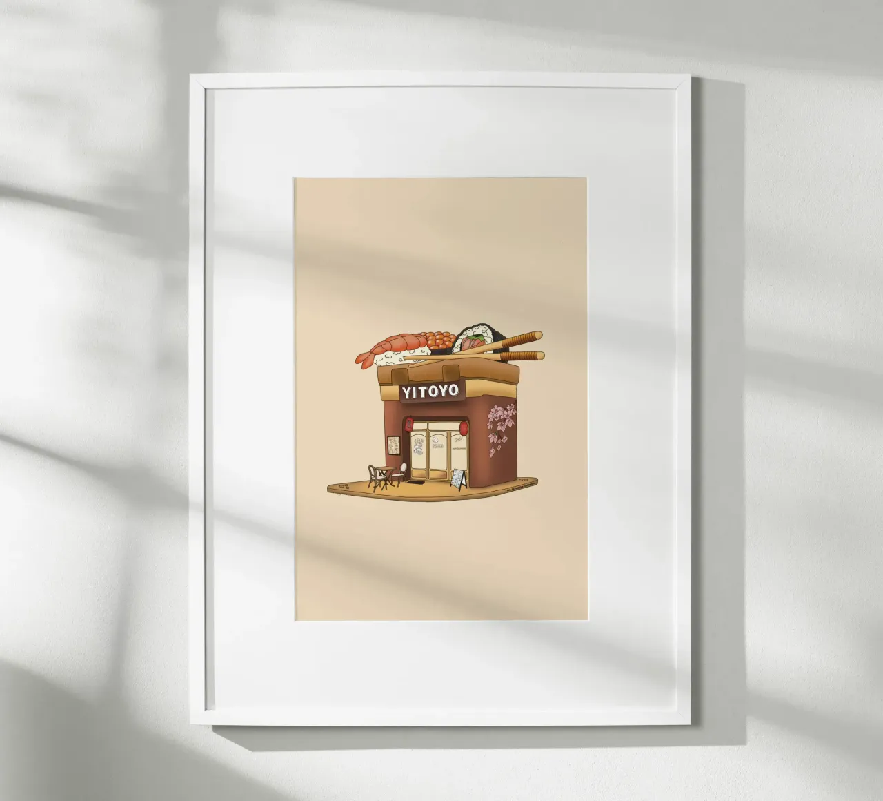 Yitoyo poster con telaio in plastica da StudioNaïa