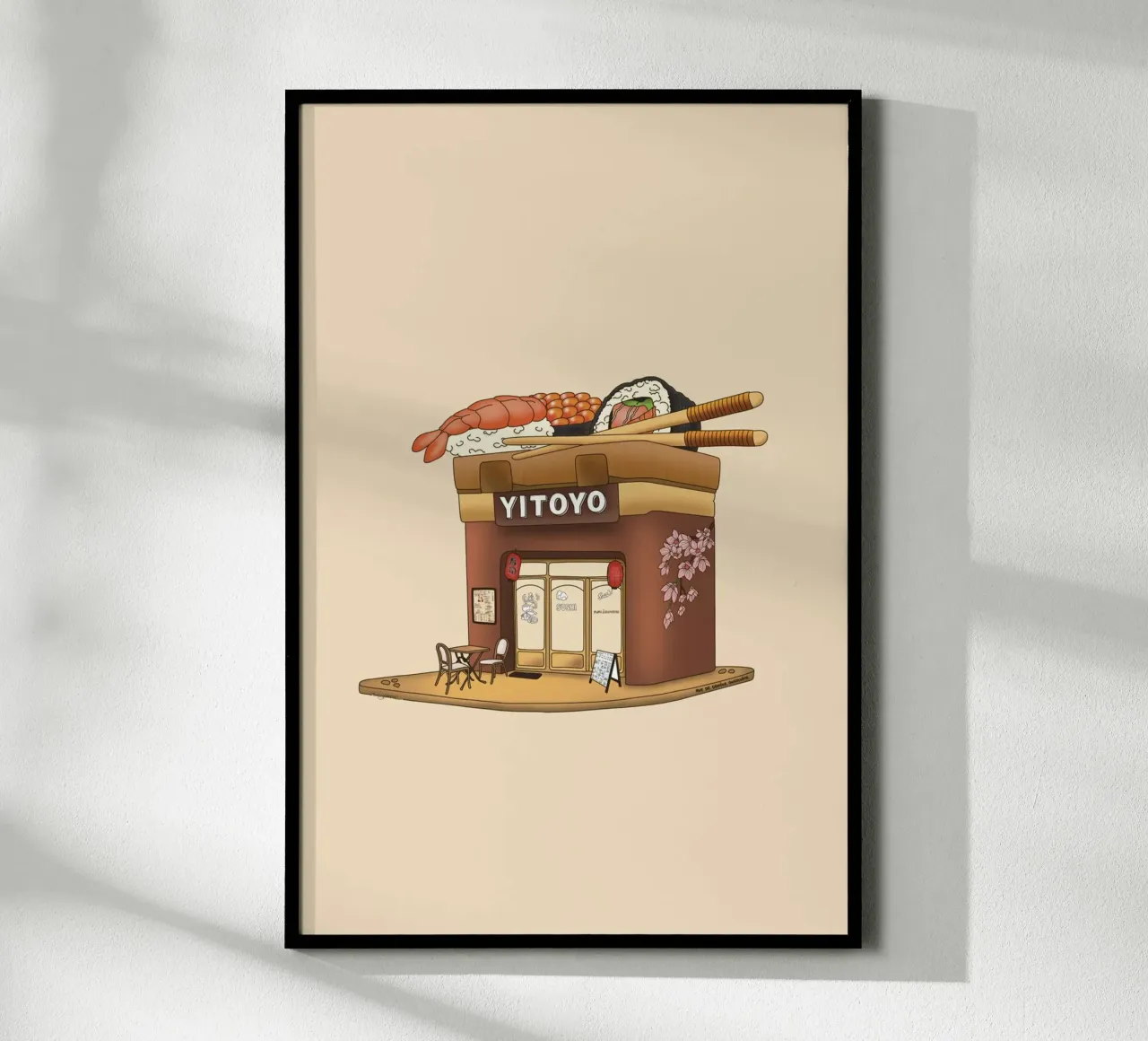 Yitoyo poster con telaio in plastica da StudioNaïa