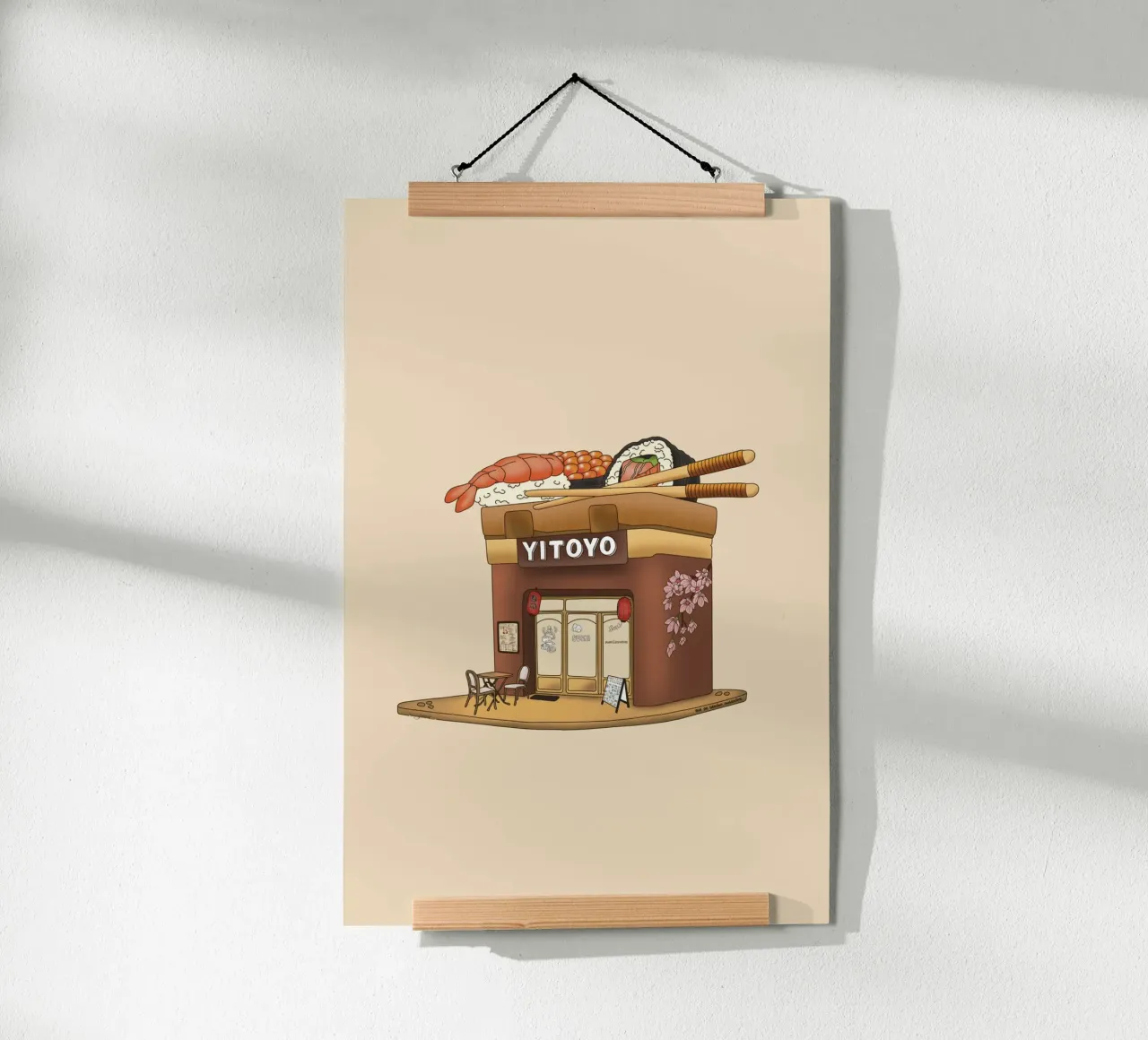Yitoyo poster con telaio in plastica da StudioNaïa