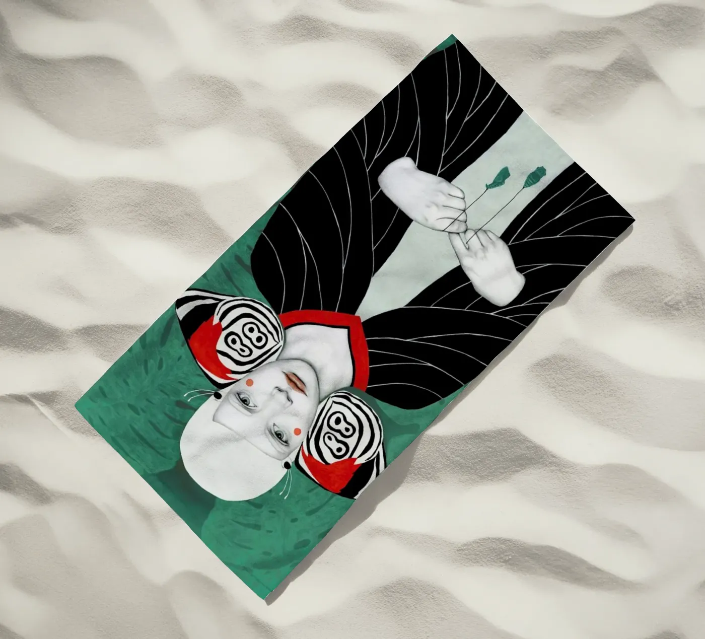 Fanni serviette de plage de Sofia Bonati