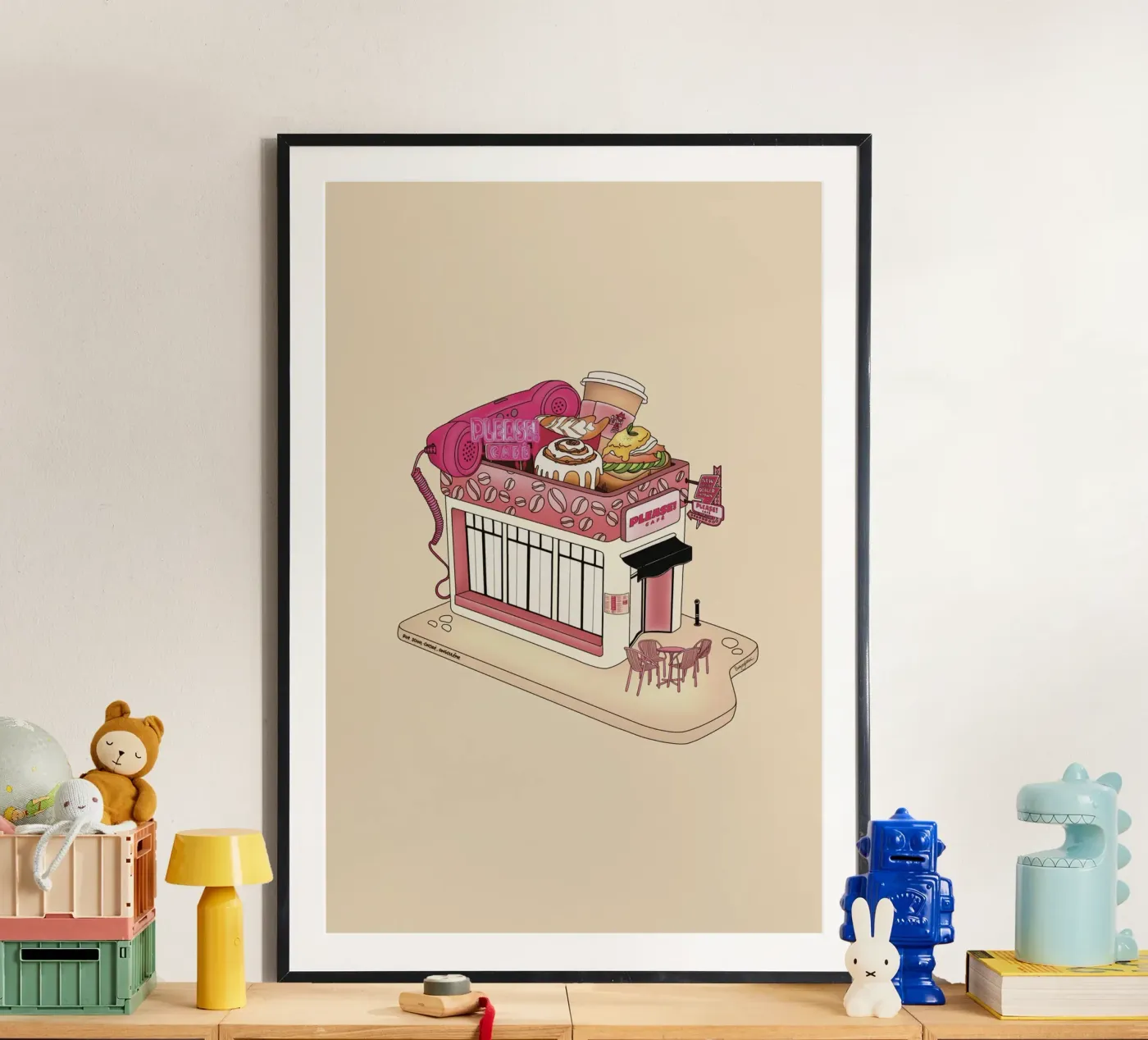 Please Café poster by StudioNaïa