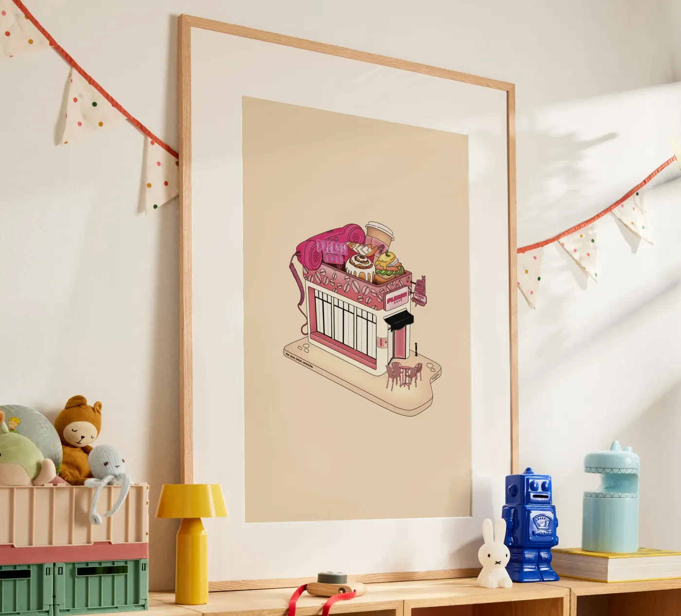 Please Café poster by StudioNaïa