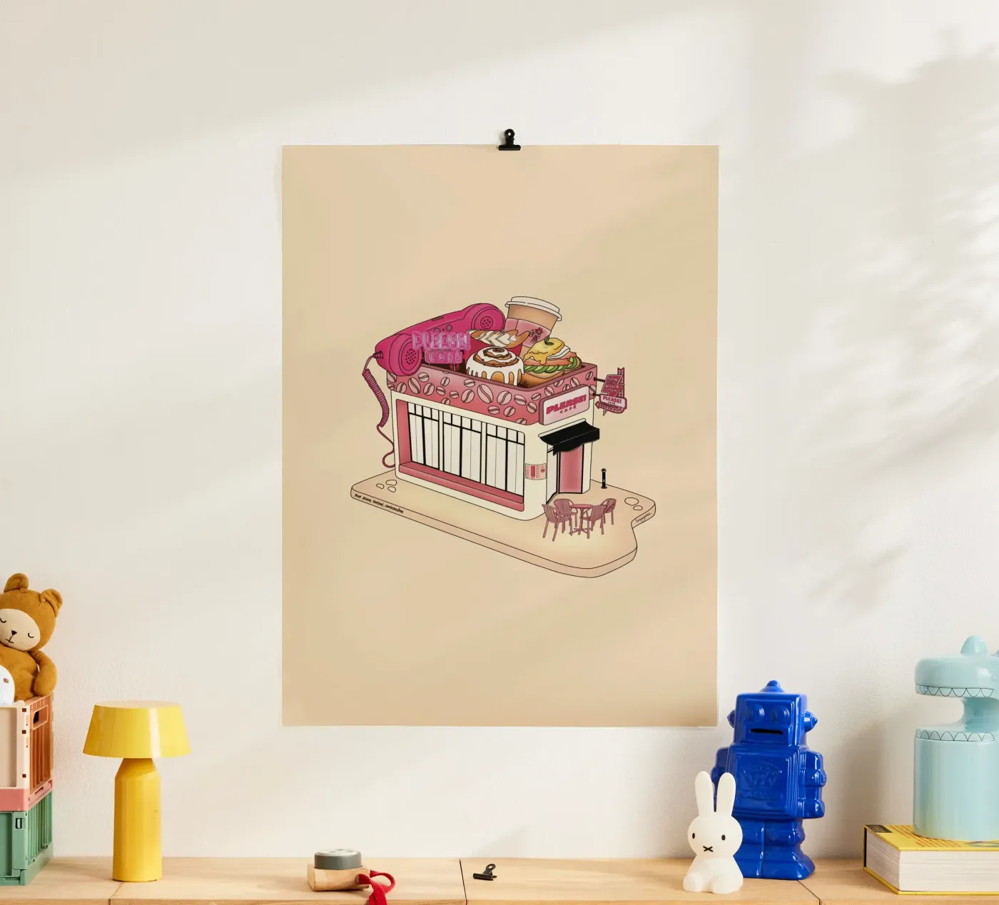 Please Café poster by StudioNaïa