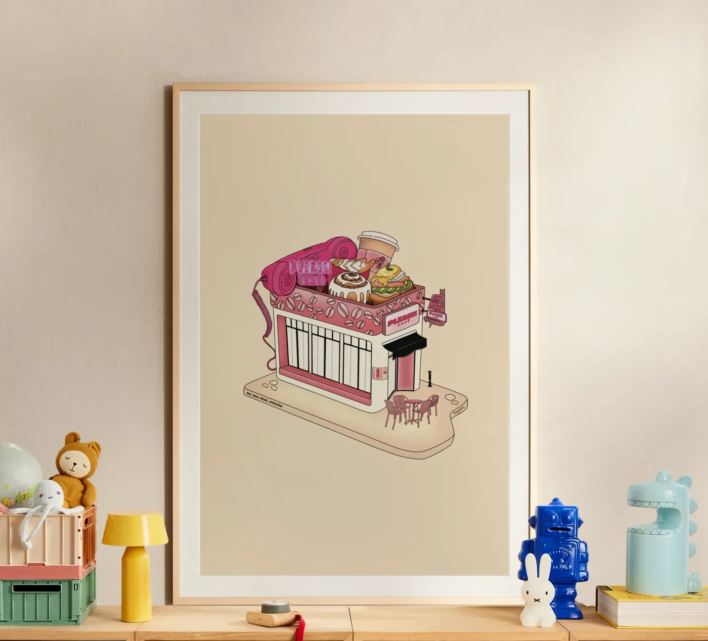 Please Café poster by StudioNaïa