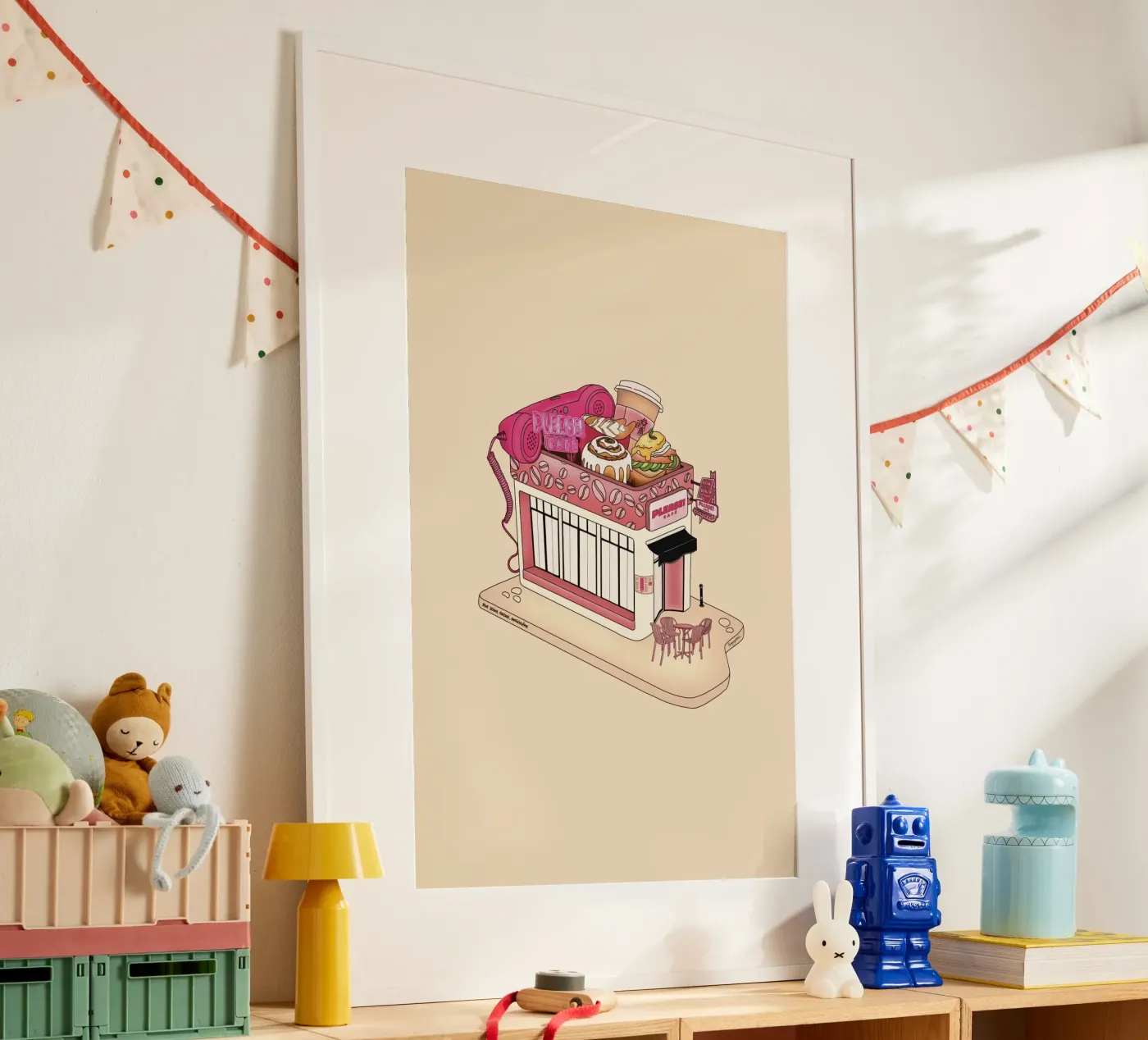 Please Café poster by StudioNaïa
