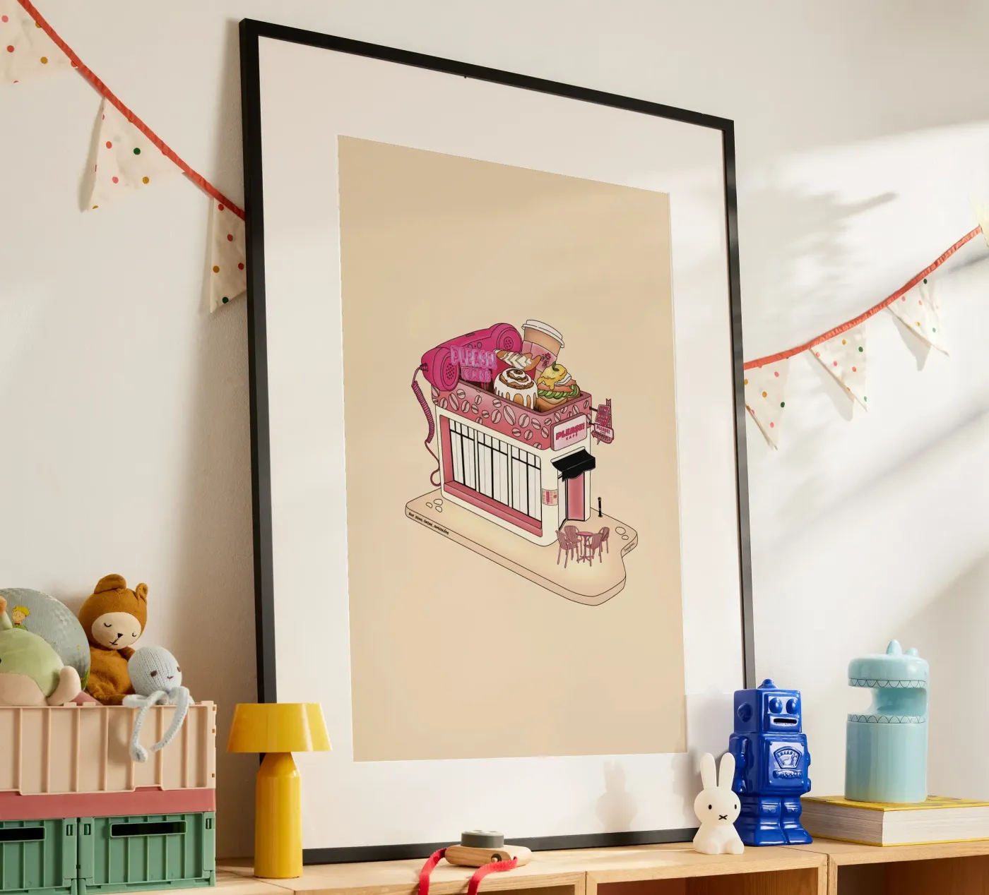Please Café poster by StudioNaïa