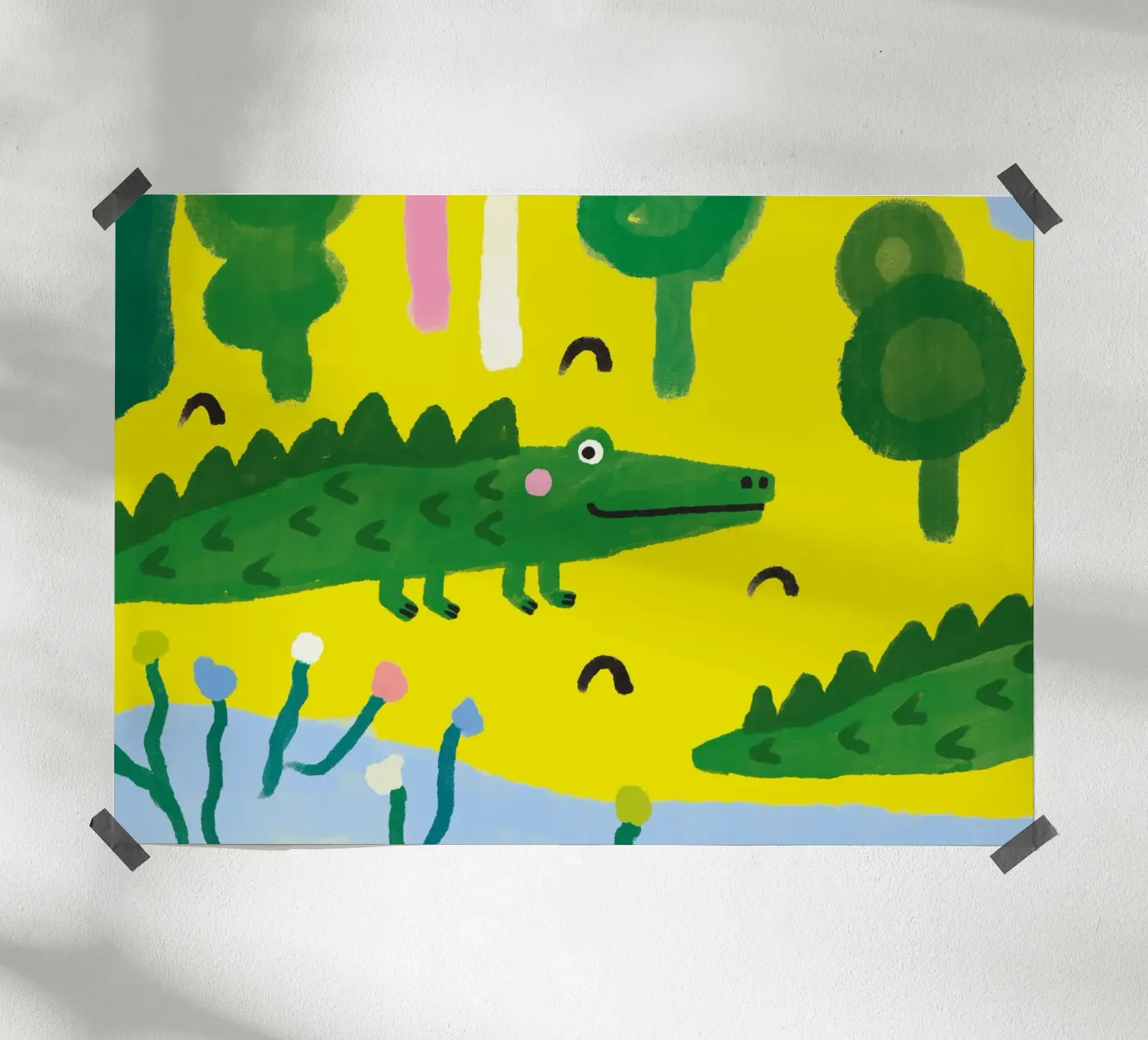 Crocodile poster by bueronoull