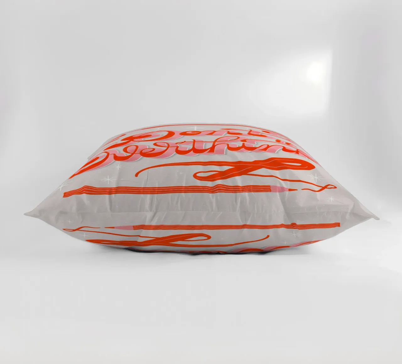 Don't overthink it. Quote. Don't overthink it. decorative cushion by CalliLetters