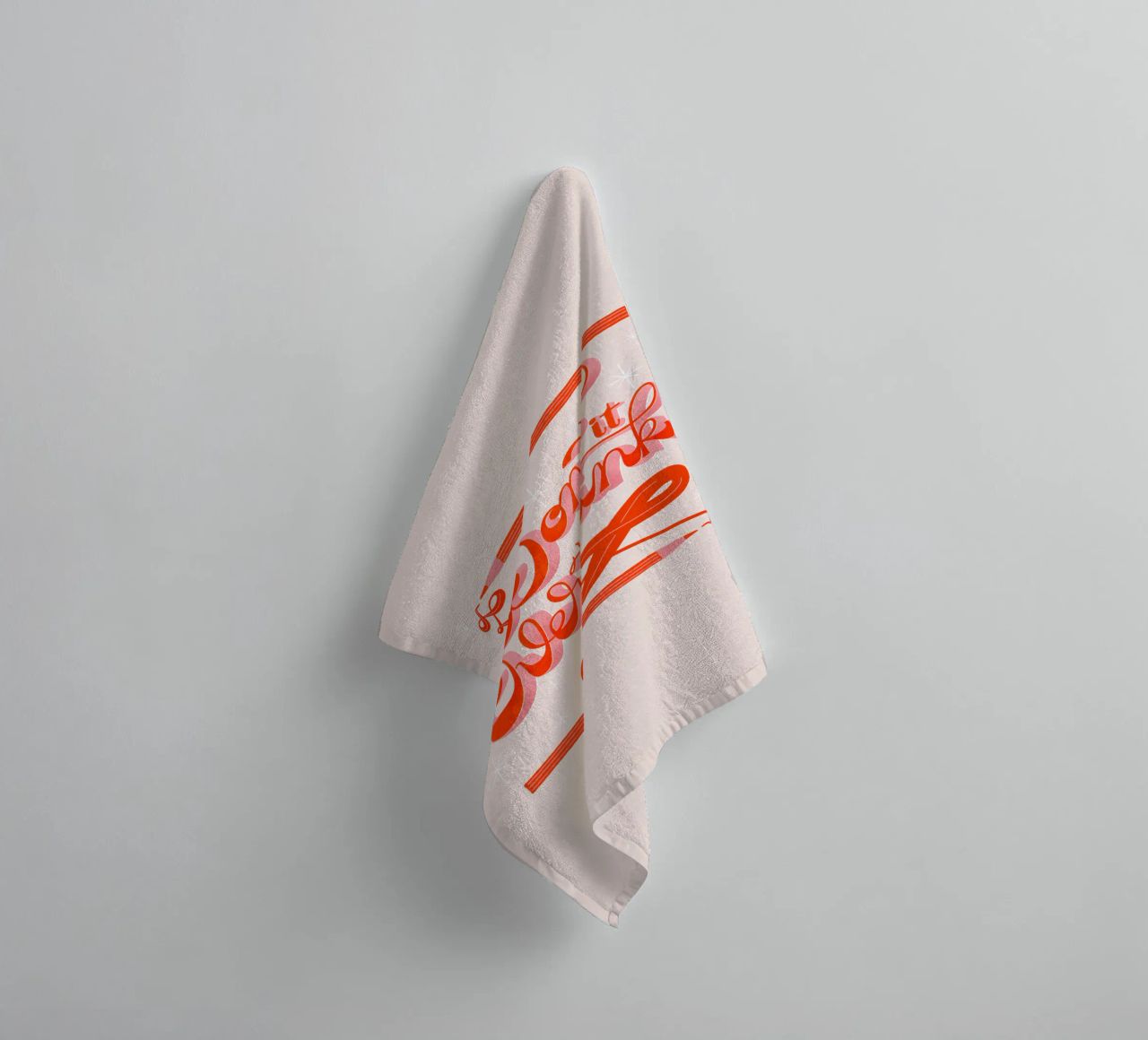 Don't overthink it. Quote. Don't overthink it. towel by CalliLetters