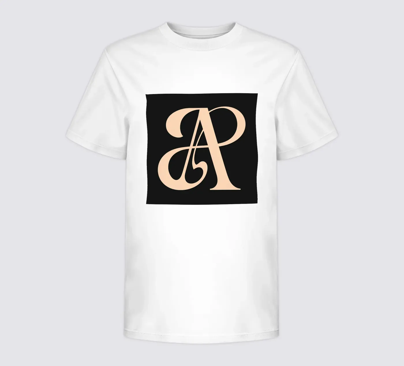 Cursive "A" kids t-shirt by inspirational quote