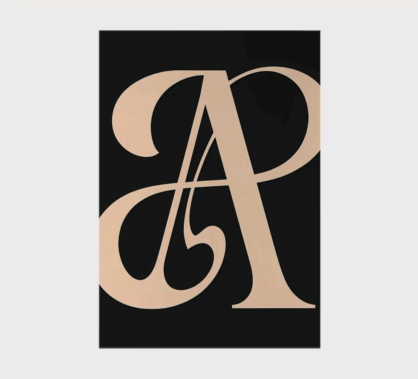 A cursif carnet de notes de inspirational quote