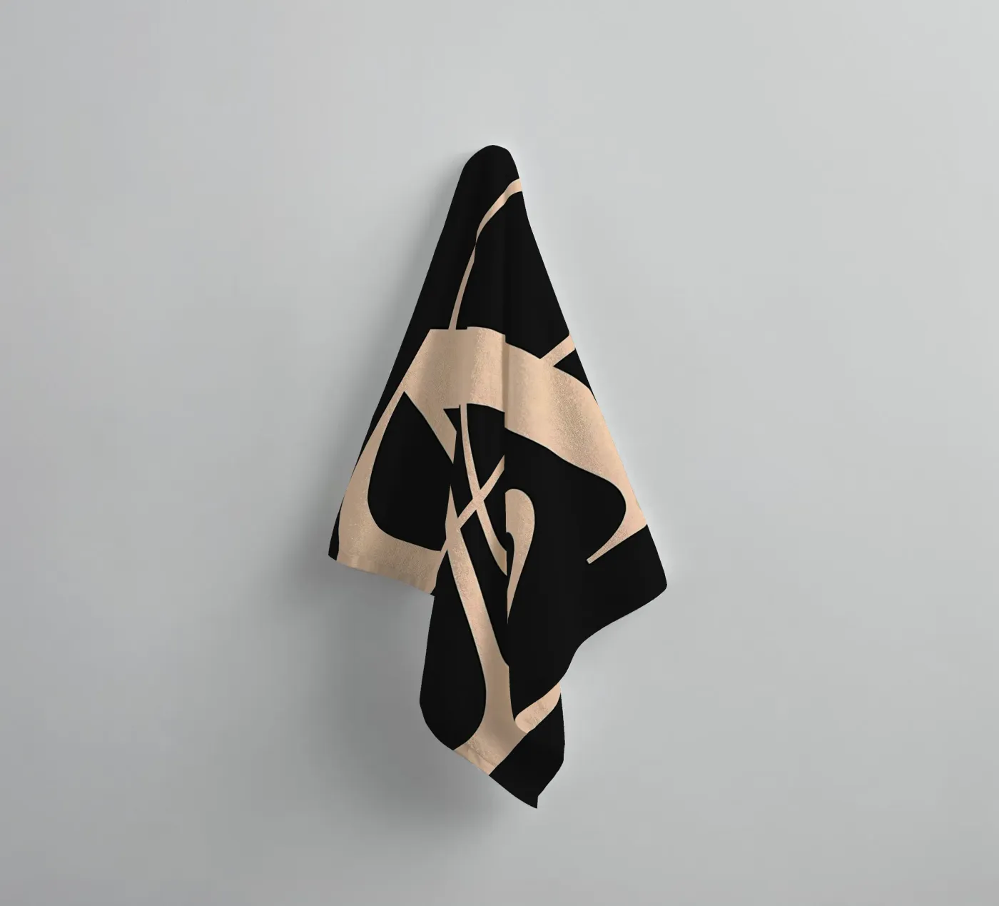 Cursive "A" serviette de bain de inspirational quote