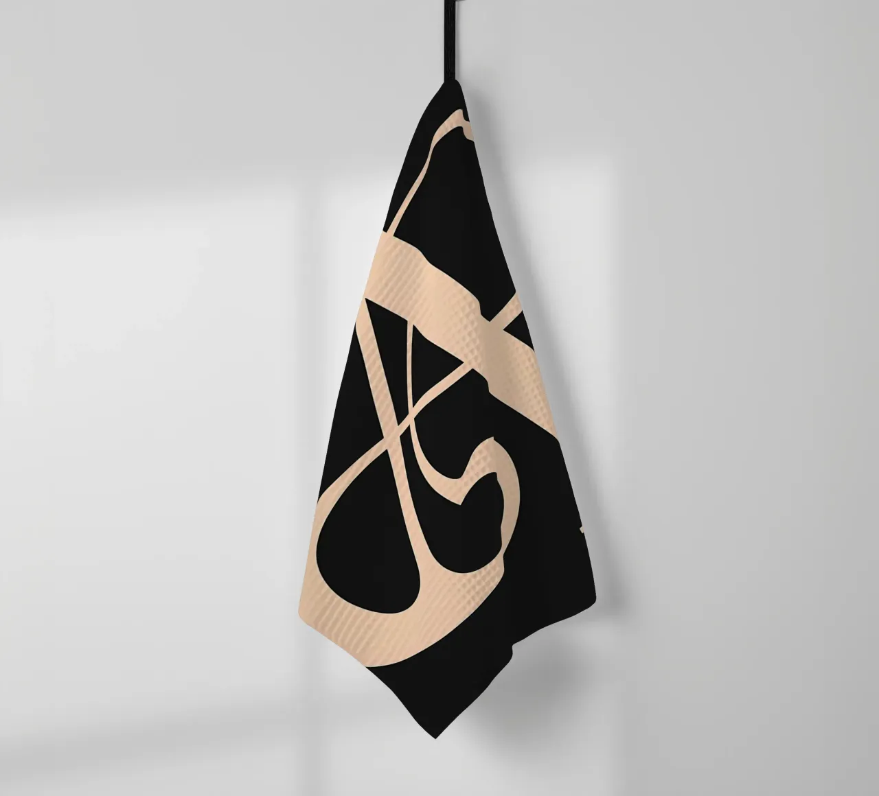 Kursiv "A" Geschirrtuch von inspirational quote