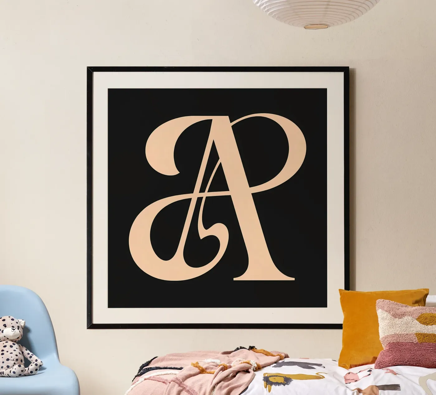 Cursief "A" hahnemühle van inspirational quote