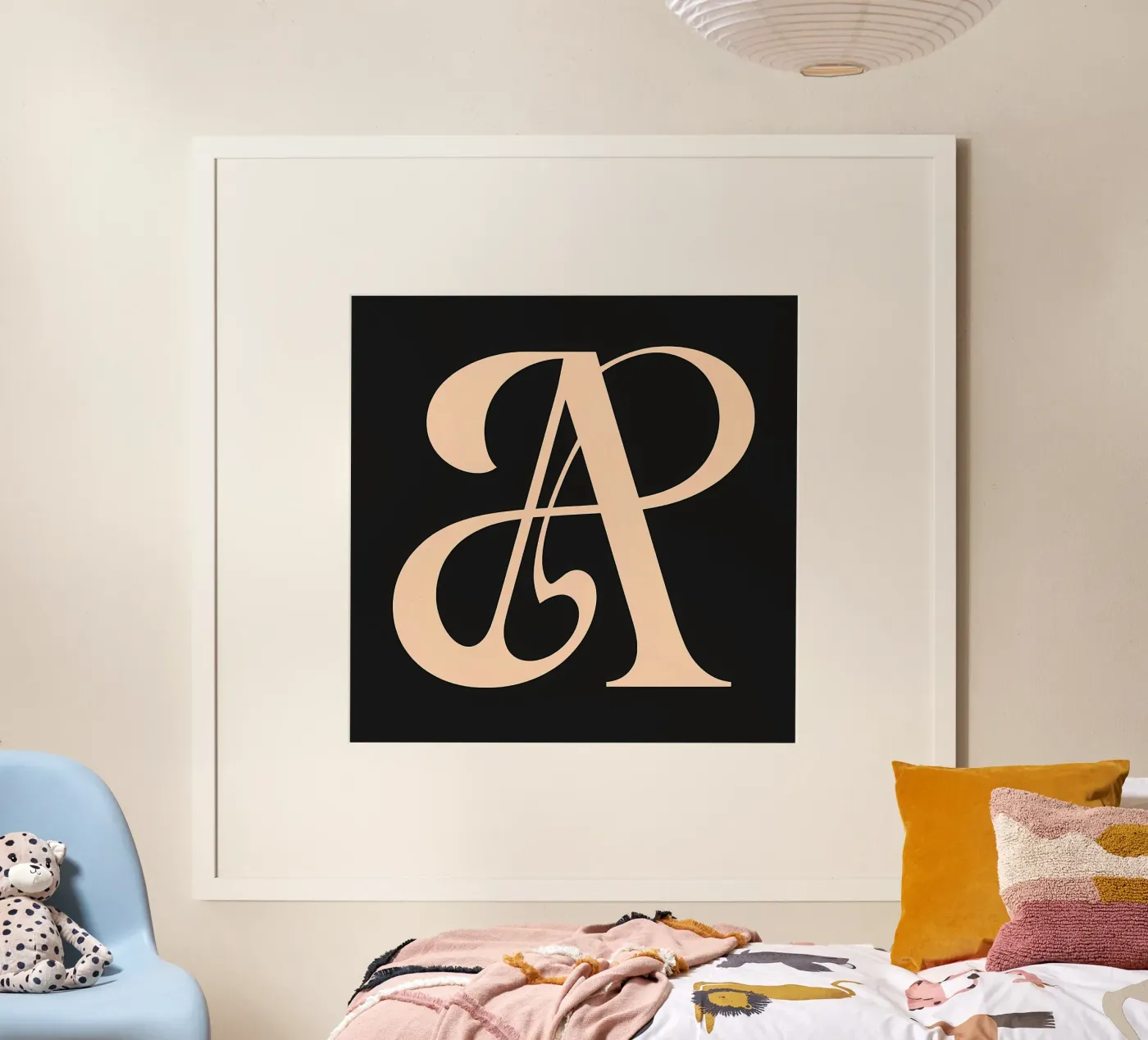 Cursief "A" hahnemühle van inspirational quote