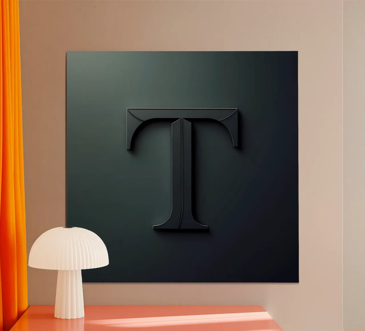T industriale poster con telaio in plastica da inspirational quote