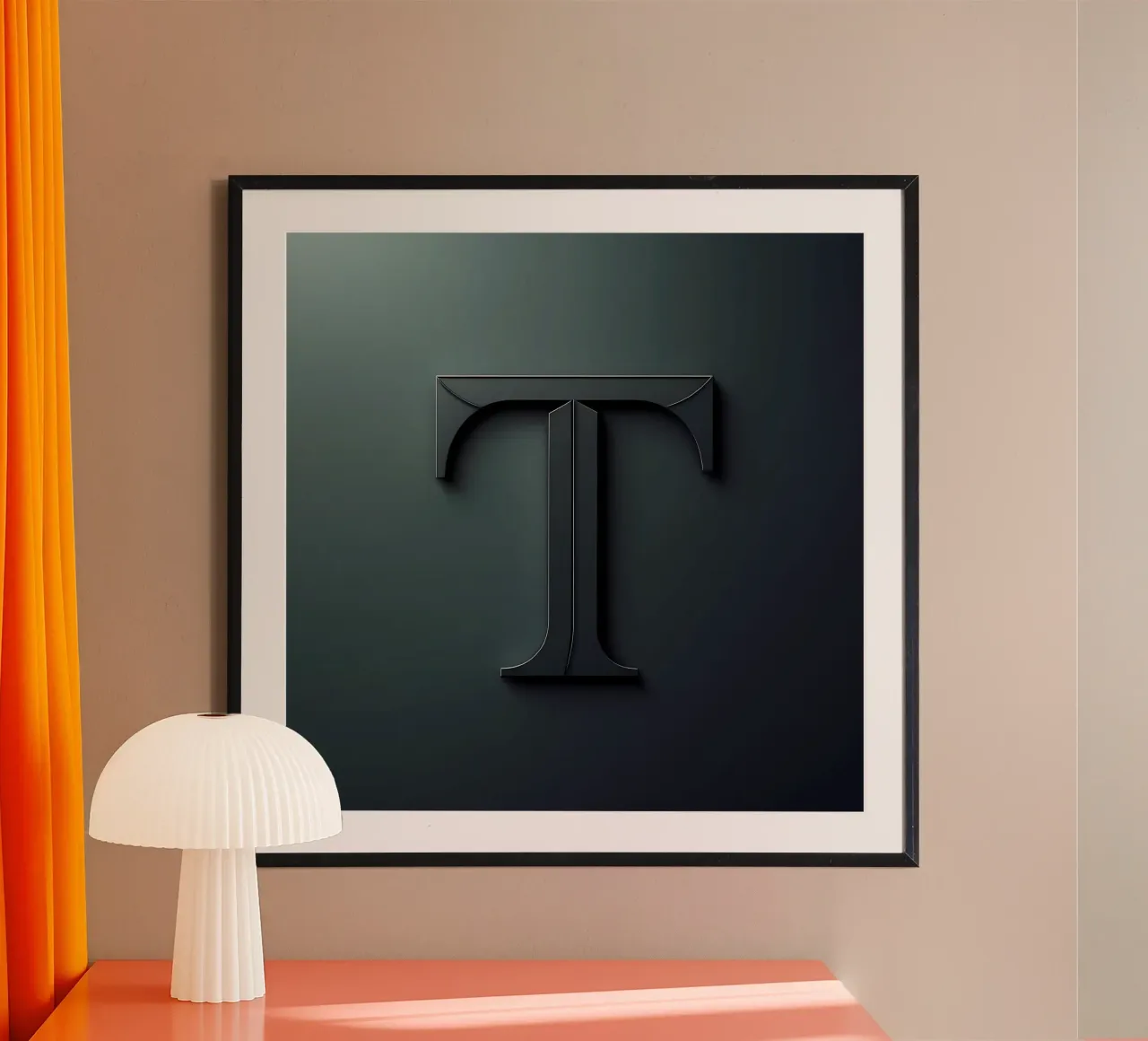 T industriale poster con telaio in plastica da inspirational quote